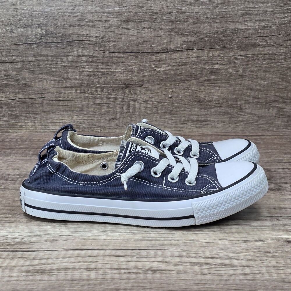 Converse Chuck Taylor All Star Shoreline Women's Size 7 Navy Blue Shoes 537080F